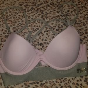 Pink bra